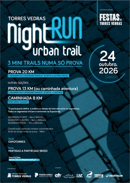 6º TORRES VEDRAS NIGHT RUN URBAN TRAIL — event image